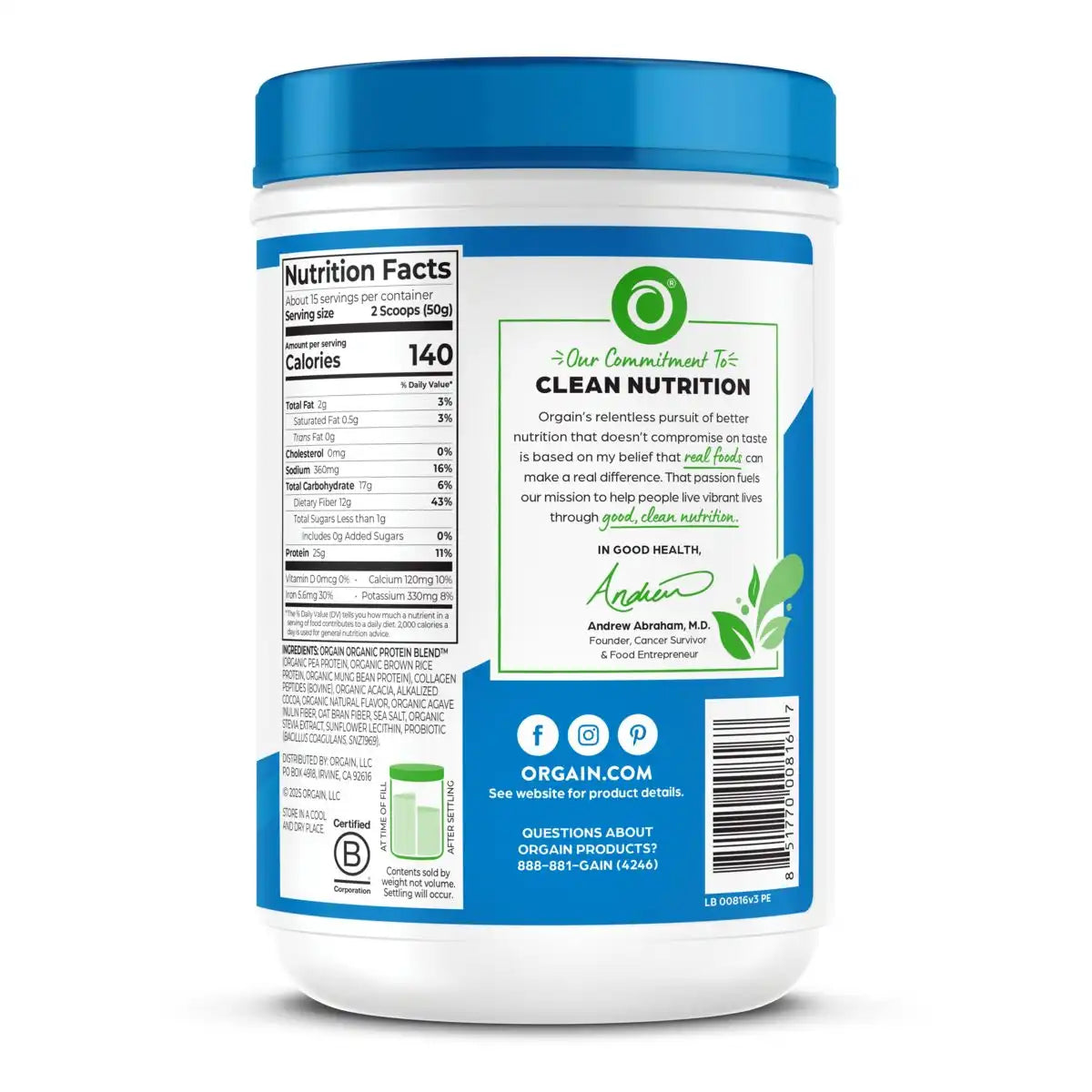 Plant Protein Plus Collagen - Chocolate