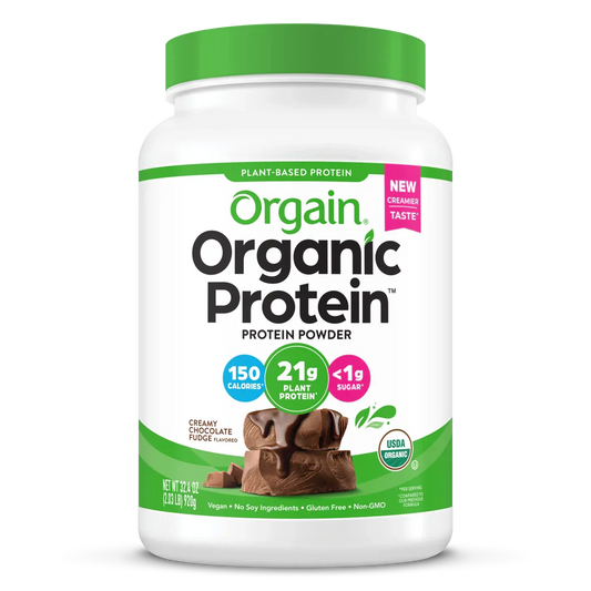 Organic Protein? Plant Based Protein Powder - Creamy Chocolate Fudge