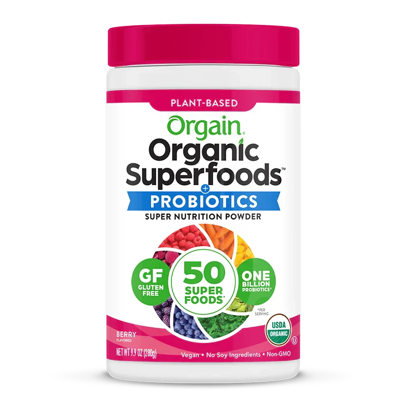 Organic Superfoods Probiotics Powder - Berry